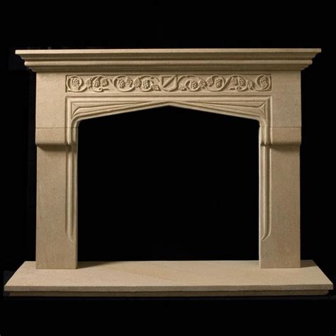 tudor surround fireplace